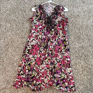 Women’s Dress - Pink, Green, Black